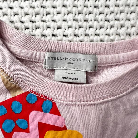 Stella McCartney Kids Girls Pink Ice Lollies Multicolored Popsicle Dress 4 Years - Picture 3 of 9